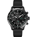 IWC Pilot's Watch IW388306 41 Mercedes-Amg Petronas Formula One™ Team Ceratanium Case Black Dial Rubber Strap 2024