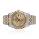 Rolex Datejust 36mm Champagne Index Dial 116233 Stainless Steel With Yellow Gold Watch