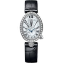 Breguet Reine De Naples 8928BB51944DD0D3L White Gold With Black Leather Watch MOP Roman Dial 2024
