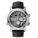 Blancpain L-Evolution Reveil GMT Alarm 8841-1134-53B Stainless Steel With Black Leather Watch