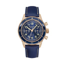Blancpain Air Command Flyback AC03-36B40-63A  Rose Gold in Blue Leather Strap 2024