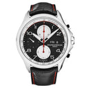 Baume and Mercier Clifton Chrono 10372 Stainless Steel With Black Leather Watch Black Dial 2024