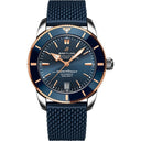 Breitling Superocean Heritage 42mm UB2010161C1S1 Stainless Steel & Rose Gold With Blue Rubber Watch Blue Dial 2024