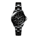 Chanel J12 H5696 Black Ceramic & Stainless Steel 33mm Watch Black Dial 2024