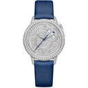 Vacheron Egeri 35mm White Gold With Blue Satin Watch Pave Diamond Dial 4606F/000G-B649 2024
