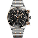 Breitling Chronomat B01 44mm Stainless Steel & Rose Gold Watch Black Dial UB0136251B1U1 2024