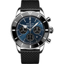 Breitling Superocean B01 Chronogragh Stainless Steel With Black Rubber Watch Blue Dial AB0162121C1S1 2024