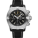 Breitling Avenger Chronogragh 45mm Black Leather Men's Watch Stainless Steel A13317101B1X2  Black Dial 2024