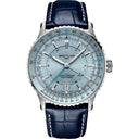 Breitling Navitimer GMT A32310171C1P1 Stainless Steel with Blue Leather Watch Blue Dial 2024