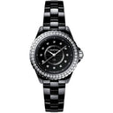 Chanel J12 33mm Black Ceramic And Steel Case - Diamond Bezel H6419 2024