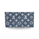 Louis Vuitton - Monogram Jacquard Denim Sarah Wallet Bleu