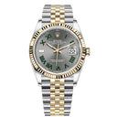 Rolex Datejust 126233-0035 36mm Jubilee Stainless Steel & Yellow Gold with Wimbledon Dial 2024