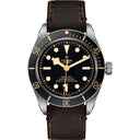 Tudor M79030N-0002 Black Bay Fifty-Eight Watch 39 mm Steel Case Black Dial Brown Leather Strap 2024