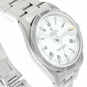 Rolex Oyster Perpetual Date Unisex Stainless Steel Watch Oyster White Roman Dial 15010 Circa - 1988