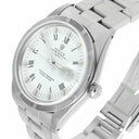 Rolex Oyster Perpetual Date Unisex Stainless Steel Watch Oyster White Roman Dial 15010 Circa - 1988