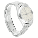 Rolex Air King 34mm Stainless Steel Watch Silver Dial Smooth Bezel Unisex 14000