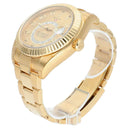 Rolex Sky-Dweller 42mm Yellow Gold Watch Oyster Bracelet Factory Stickers 326938