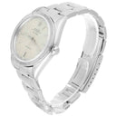 Rolex Air King 34mm 14010 Silver Dial Engine Turned Bezel Steel Mens Watch