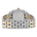 Cartier Panthère Steel Yellow Gold Two Row Bracelet Ladies Watch
