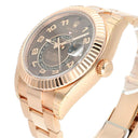 Rolex Sky-Dweller 42mm Everose Gold Mens Oyster Bracelet Watch 326935