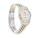 Rolex Datejust 36mm Two Tone White Roman Numeral Dial Jubilee 16233 Circa 1990