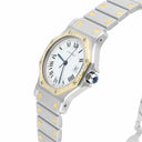 Cartier Santos Ronde Gold Octagon 29mm Women's Watch with Diamond Bezel
