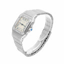 Cartier Santos Galbée 29mm Ladies Stainless Steel Watch with Diamond Bezel