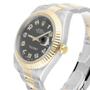 Rolex Datejust II 41mm 116333 Black Arabic Dial Two Tone Oyster With Papers