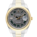 Rolex Datejust II 41mm 116333 Wimbledon Dial Two Tone Oyster With Papers