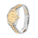 Rolex Datejust 36 Gold & Steel 116233-0151 Watch Champagne Index Dial Jubilee Watch