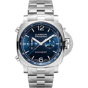 Panerai Luminor Chrono 44mm Stainless Steel Watch Blue Dial PAM01110 2024