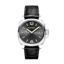 Panerai Luminor Due 42mm PAM01250  Stainless Steel With Black Leather Watch Grey Dial 2024