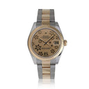 Rolex Datejust 31mm 178273 Champagne Flower Dial Oyster Bracelet Two Tone Watch