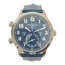 Patek Philippe Calatrava Travel Time 5524G-001 White Gold with Blue Leather Watch Blue Dial 2016