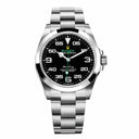 Rolex Air-King Oyster 126900  Stainless Steel Black Arabic Dial Men's Watch 2024