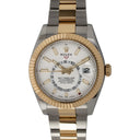 Rolex Sky-Dweller 326933 42mm Oyster Yellow Gold and Stainless Steel with White Dial Watch 2019