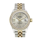 Rolex Datejust 28mm 279383RBR-0003 Stainless Steel & Yellow Gold with Diamond Bezel Watch Silver Star Diamond Dial 2024