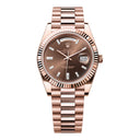 Rolex Day-Date 40 President 228235A Rose Gold with Chocolate Diamond Dial Watch 2022