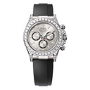 Rolex Daytona 40mm 126539tbr-0002 White Gold with Silver Diamond Dial Watch 2024