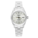Rolex Date 69160 Silver Dial Oyster Bracelet Stainless Steel Ladies Watch