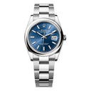 Rolex Datejust 36mm 126200-0006 Oyster Stainless Steel Watch Blue Dial 2024