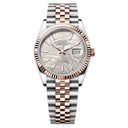 Rolex Datejust 126231-0031 36MM Stainless Steel and Rose Gold Silver Palm Dial Ladies Watch
