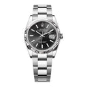 Rolex Datejust  Oyster 126234-0016 36mm Stainless Steel Watch Black Index Dial 2024