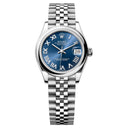 Rolex Datejust Jubilee 31mm Blue Roman Dial 278240-0018 Stainless Steel Ladies Watch 2024