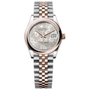 Rolex Datejust 31mm 278241-0032 Jubilee Stainless Steel & Rose Gold Watch Silver Floral Dial 2024