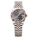 Rolex Datejust 31 Jubilee 278271-0030 Stainless Steel & Rose Gold Watch Grey Roman Pave VI Dial 2024