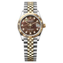 Rolex Datejust 31 Steel/Yellow Gold Dark Mother of Pearl Diamond Dial 278273-0024 Jubilee Bracelet Watch 2024