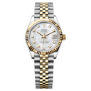 Rolex Datejust 31 Fluted Bezel Mother of Pearl Diamond Dial 278273-0028 Jubilee Bracelet Watch 2024