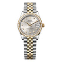 Rolex Datejust 31mm 278383rbr-0020 Stainless Steel and Yellow Gold Jubilee Watch Silver Diamond Dial 2024
