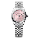 Rolex Datejust 31 Ladies 278240-0014 Jubilee Stainless Steel Watch Pink Roman Dial 2024